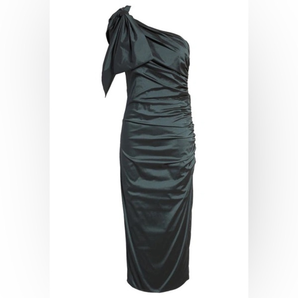 NWT $798 VERONICA BEARD Belis Dress in Emerald size 6 *I SHIP SAME DAY!*